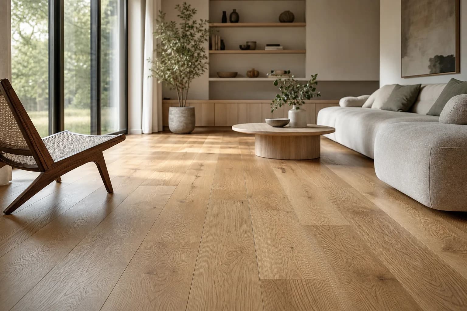 Removing scratches and stains from parquet flooring