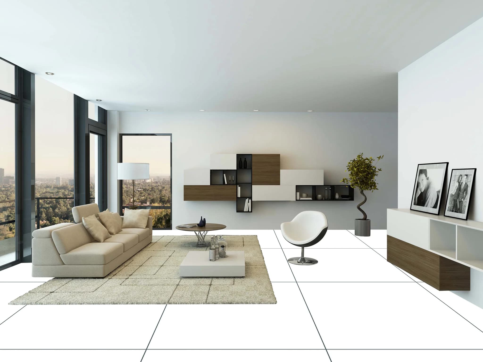 Absolut White in an interior