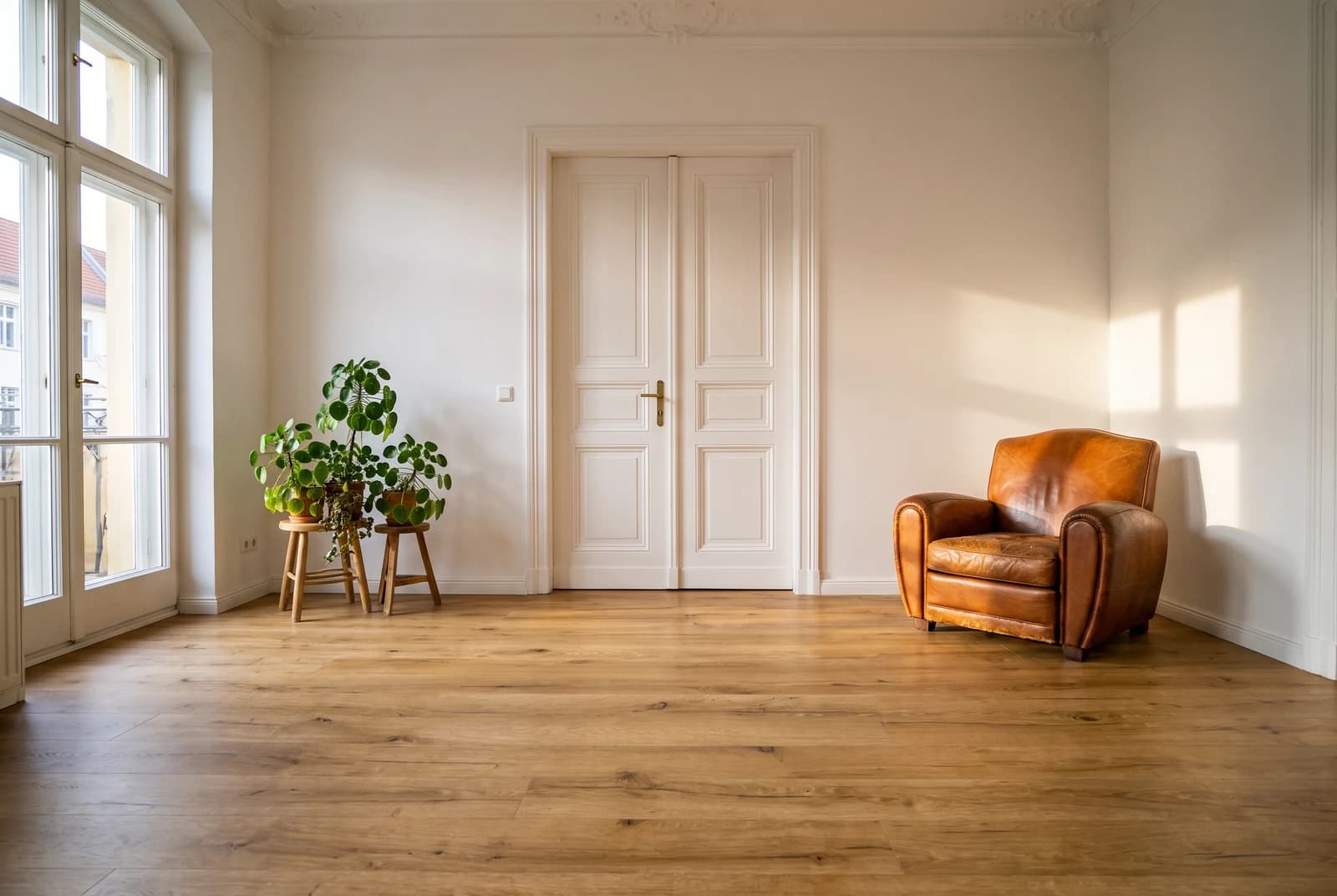Glue-down vinyl Oak Valencia (Premium) in an interior